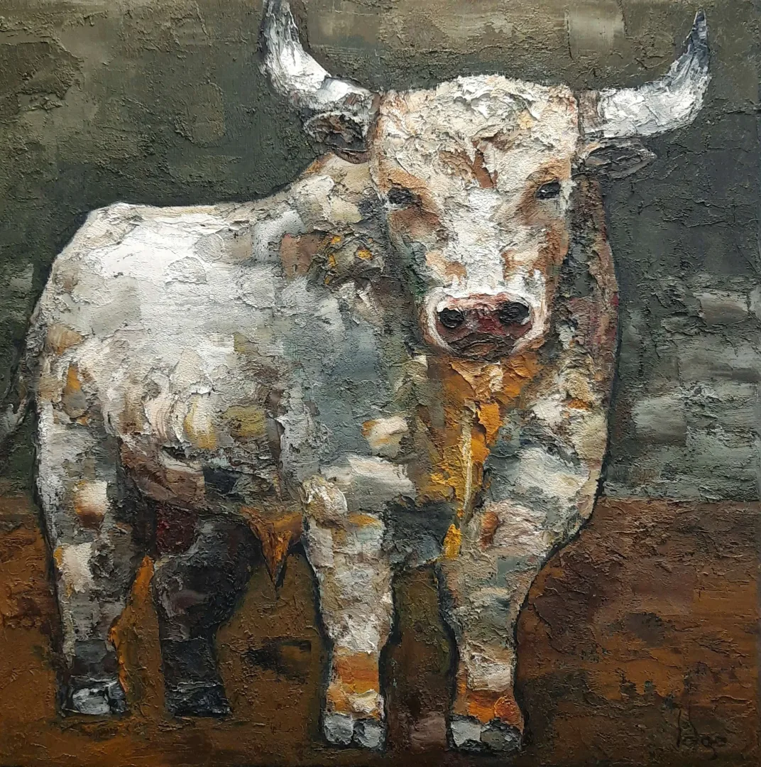 MURAT TOLGA — “isimsiz”, 2021 "isimsiz" eseri MURAT TOLGA tarafından 2021 yılında 60x60 cm ölçülerinde Tuval üzeri yağlı boya tekniği ile yapılmıştır.