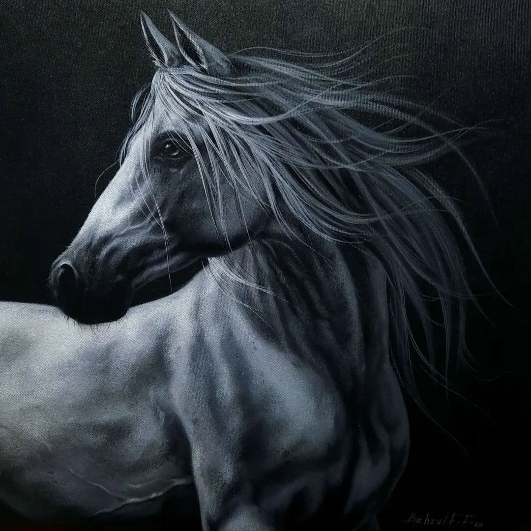 yakınlaştır "İsimsiz" eseri BEHZAT FEYZULLAH tarafından 2020 yılında 40x40 cm ölçülerinde Tuval üzeri yağlı boya tekniği ile yapılmıştır.
