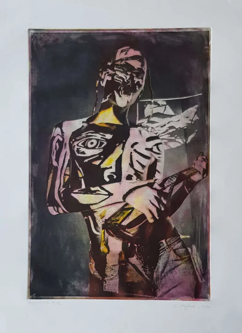EMRE BAYKAL — “İsimsiz”, 2020 "İsimsiz" eseri EMRE BAYKAL tarafından 2020 yılında 60x40 cm ölçülerinde Gravür tekniği ile yapılmıştır.