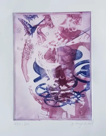 EMRE BAYKAL — “İsimsiz”, 2020 "İsimsiz" eseri EMRE BAYKAL tarafından 2020 yılında 30x22 cm ölçülerinde Gravür tekniği ile yapılmıştır.