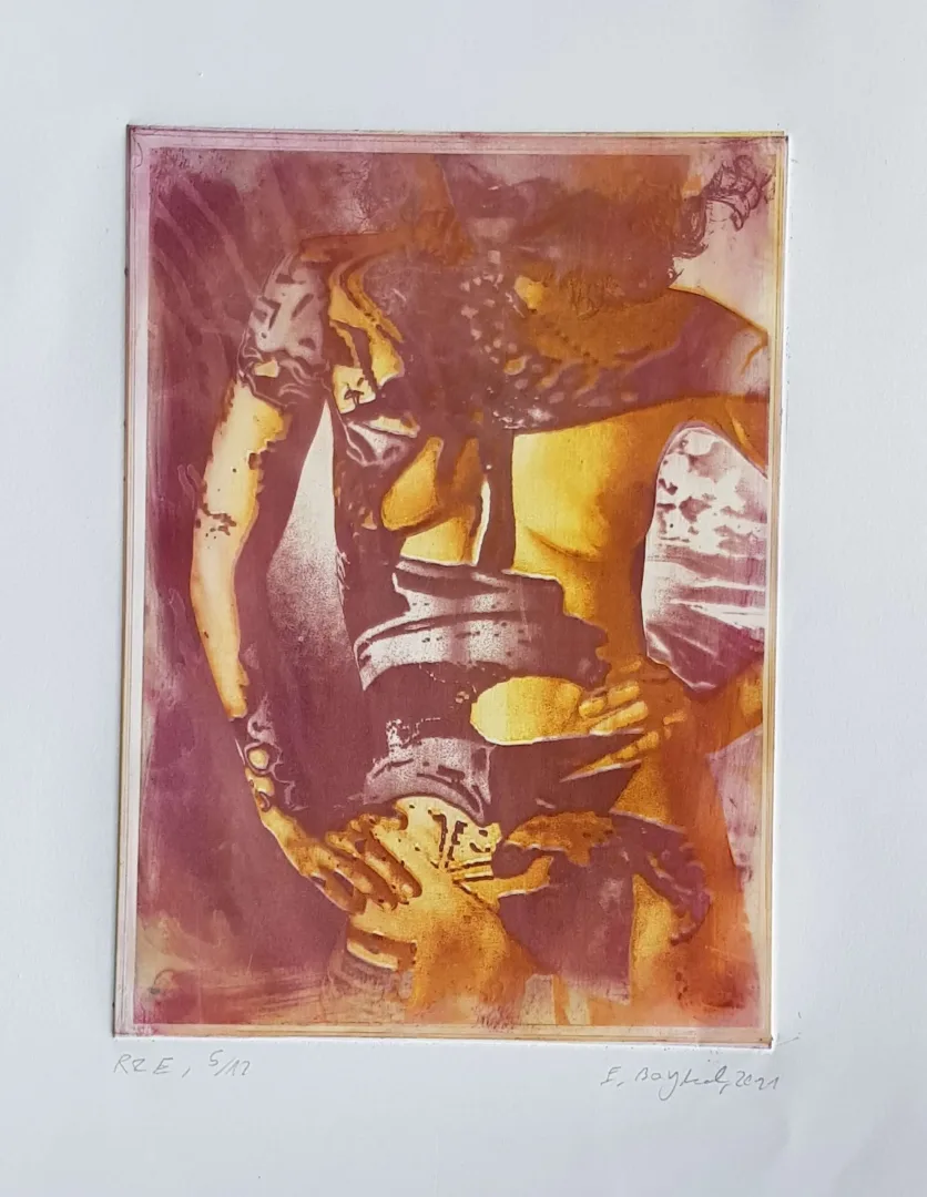 EMRE BAYKAL — “İsimsiz”, 2020 "İsimsiz" eseri EMRE BAYKAL tarafından 2020 yılında 30x22 cm ölçülerinde Gravür tekniği ile yapılmıştır.