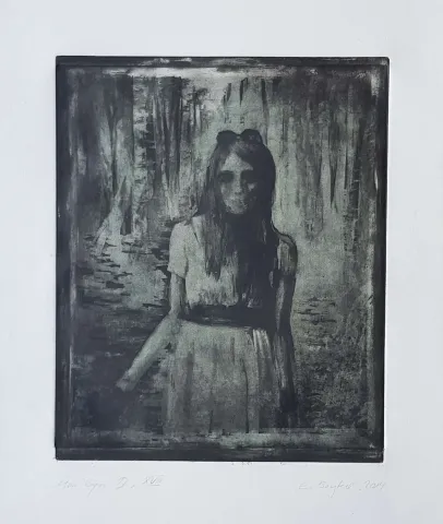 EMRE BAYKAL — “İsimsiz”, 2014 "İsimsiz" eseri EMRE BAYKAL tarafından 2014 yılında 33x27 cm ölçülerinde Gravür tekniği ile yapılmıştır.