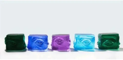 "The Observation Series" eseri ECEM KÜPELİ tarafından 2021 yılında 30x9x9 cm ölçülerinde Kalıpla Şekillendirme tekniği ile yapılmıştır.