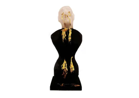 AHMET MERT ERTÜRK — “Hüzün”, 2021 "Hüzün" eseri AHMET MERT ERTÜRK tarafından 2021 yılında 47x17x13 cm ölçülerinde Sıcam Cam Şekillendirme tekniği ile yapılmıştır.