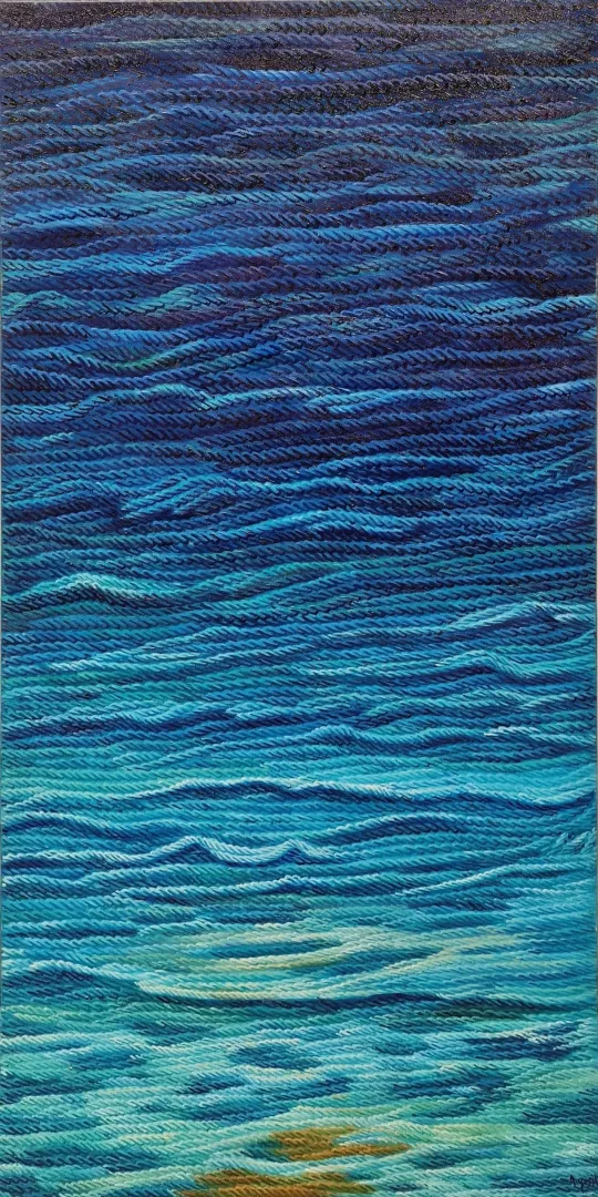 Bu eser AHMET YEŞİL tarafından 130x65 cm ölçülerinde Tuval üzeri yağlı boya tekniği ile yapılmıştır.