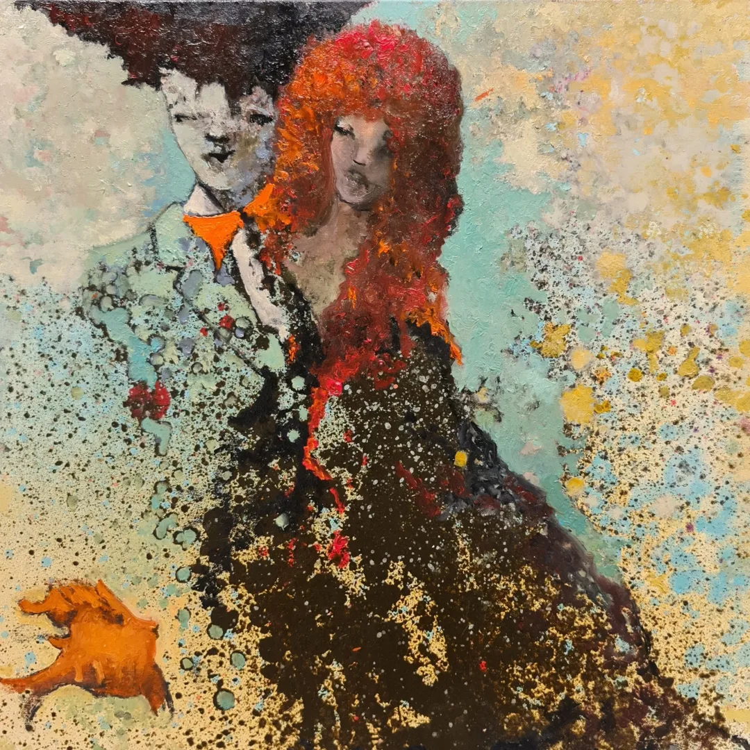 Bu eser EROL PELİOĞLU tarafından 2021 yılında 40x40 cm ölçülerinde Tuval üzeri yağlı boya tekniği ile yapılmıştır.