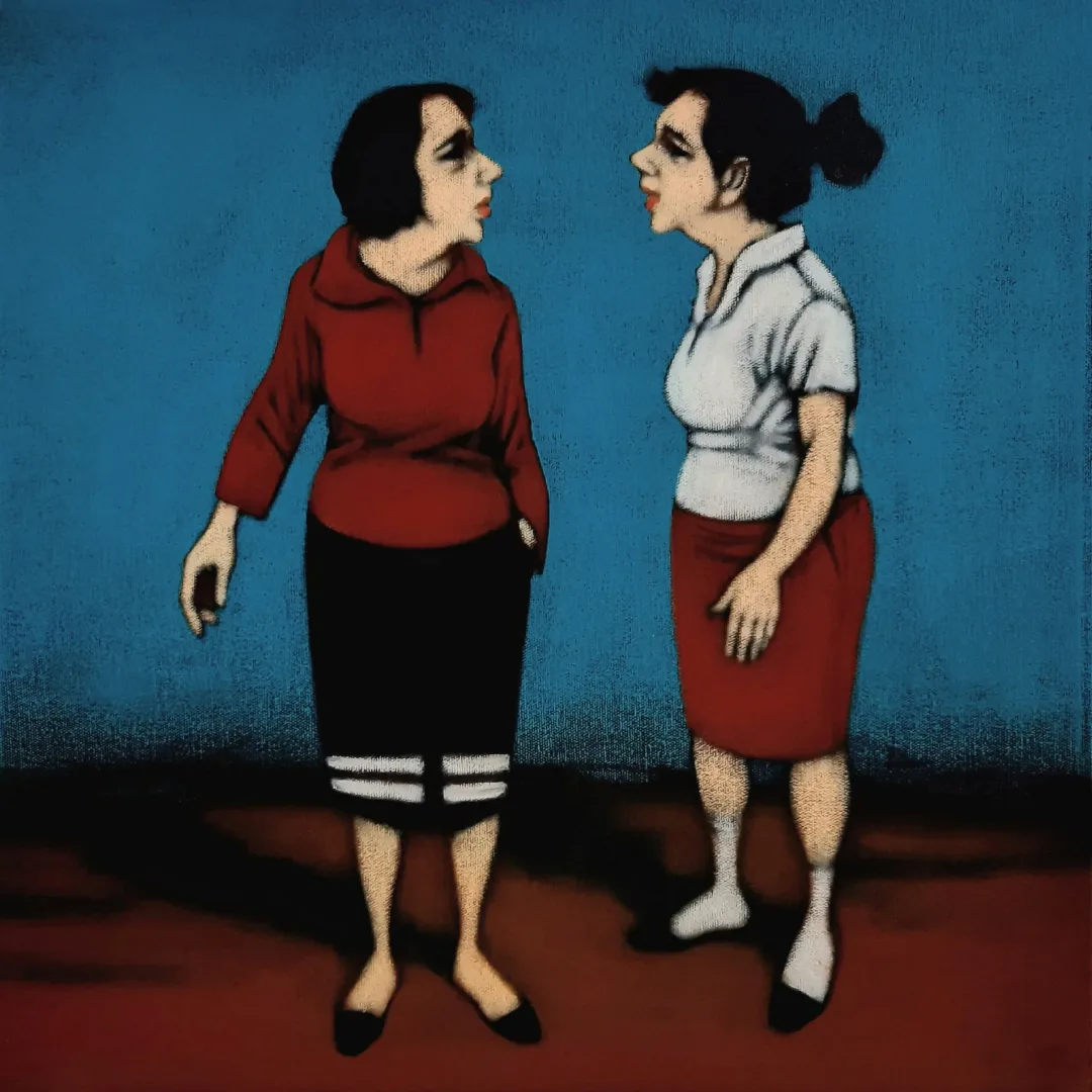 Bu eser ORHAN UMUT tarafından 2021 yılında 40x40 cm ölçülerinde Tuval üzeri akrilik boya tekniği ile yapılmıştır.