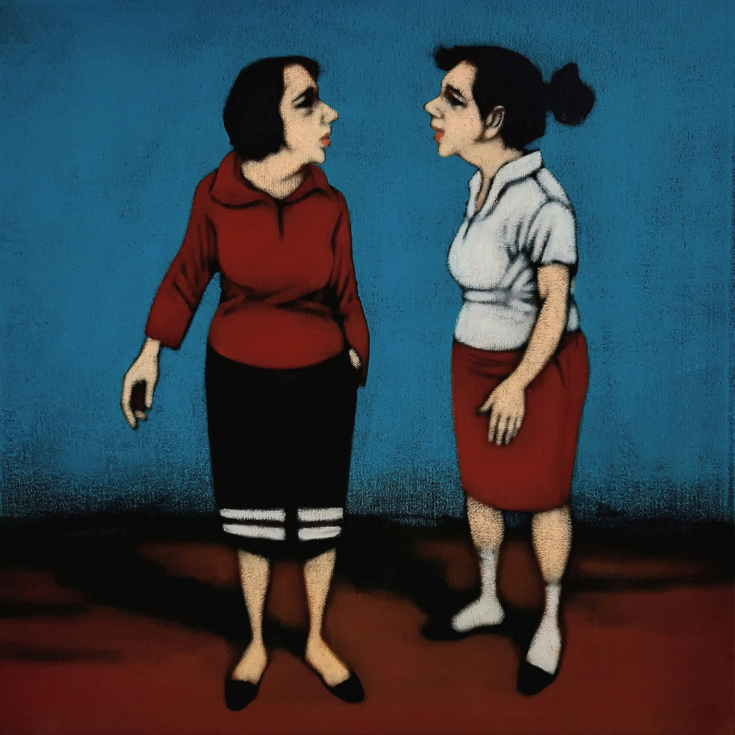 Bu eser ORHAN UMUT tarafından 2021 yılında 40x40 cm ölçülerinde Tuval üzeri akrilik boya tekniği ile yapılmıştır.