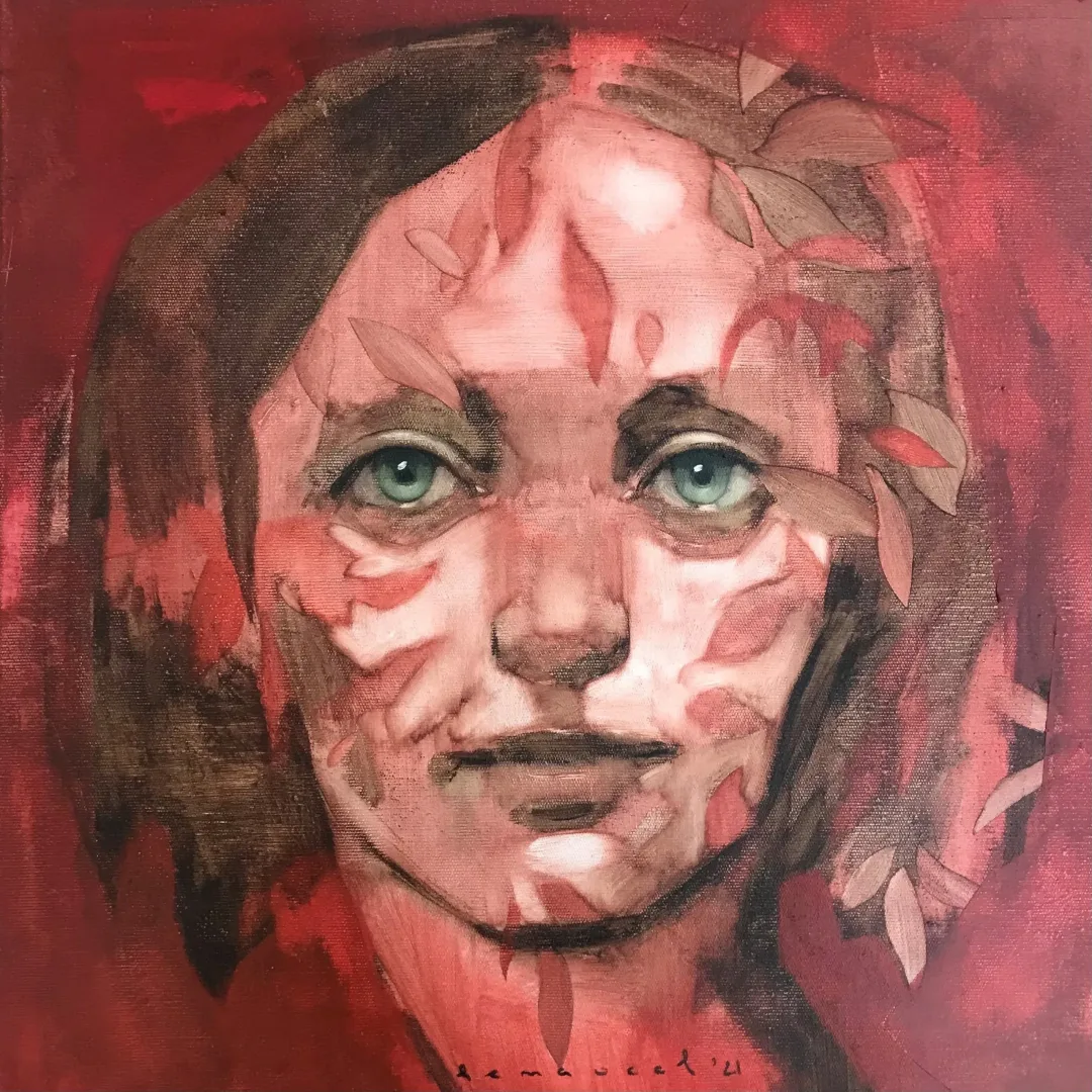 Bu eser SEMA ÖCAL tarafından 2021 yılında 40x40 cm ölçülerinde Tuval üzeri yağlı boya tekniği ile yapılmıştır.
