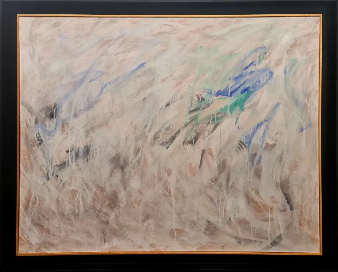 Mübin Orhon — İsimsiz, 1962, tuval üzerine yağlı boya, 93×119 cm