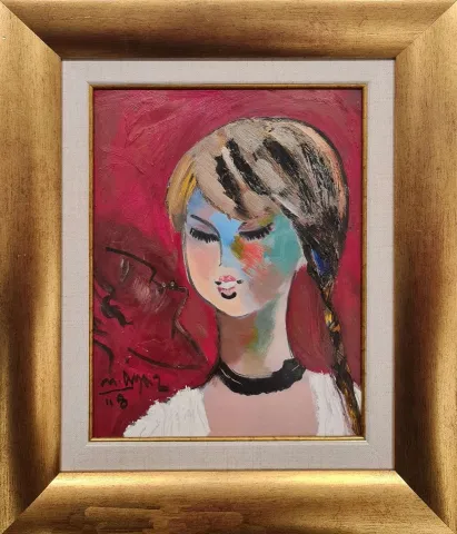 MUSTAFA AYAZ — 2008 Bu eser MUSTAFA AYAZ tarafından 2008 yılında 32x24 cm ölçülerinde Duralit üzeri yağlı boya tekniği ile yapılmıştır.