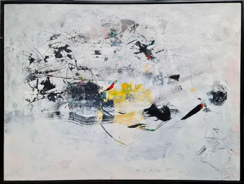 HABİP AYDOĞDU — “9. Senfoni (Koral)”, 2006 "9. Senfoni (Koral)" eseri HABİP AYDOĞDU tarafından 2006 yılında 60x80 cm ölçülerinde Tuval üzeri akrilik boya tekniği ile yapılmıştır.