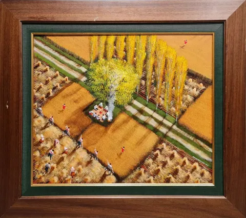 YALÇIN GÖKÇEBAĞ — 2016 Bu eser YALÇIN GÖKÇEBAĞ tarafından 2016 yılında 50x60 cm ölçülerinde Tuval üzeri yağlı boya tekniği ile yapılmıştır.