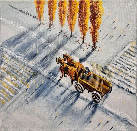 YALÇIN GÖKÇEBAĞ Bu eser YALÇIN GÖKÇEBAĞ tarafından 30x30 cm ölçülerinde Tuval üzeri yağlı boya tekniği ile yapılmıştır.