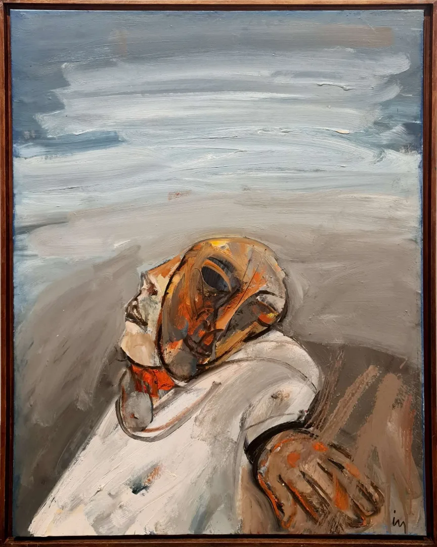 "İz" eseri İSMAİL YILDIRIM tarafından 2009 yılında 108x80 cm ölçülerinde Tuval üzeri yağlı boya tekniği ile yapılmıştır.