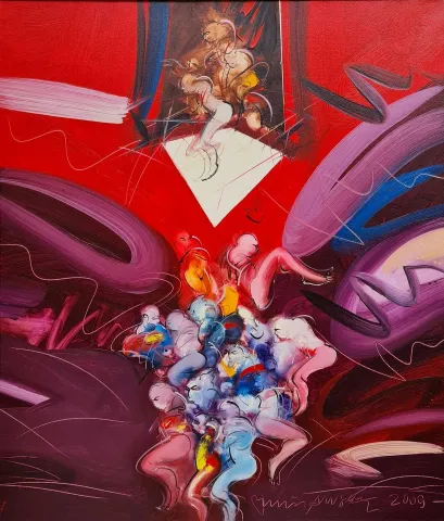 Bu eser ENİS AKTAŞ tarafından 2009 yılında 80x70 cm ölçülerinde Tuval üzeri yağlı boya tekniği ile yapılmıştır.
