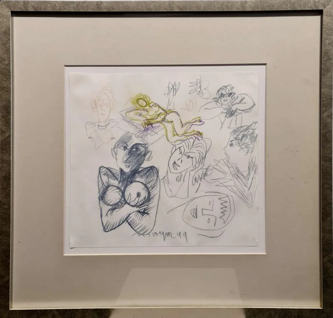 MUSTAFA AYAZ — 1999 Bu eser MUSTAFA AYAZ tarafından 1999 yılında 32x34 cm ölçülerinde Desen tekniği ile yapılmıştır.