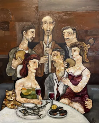 MURAT TOLGA — “Untitled”, 2020 "İsimsiz" eseri MURAT TOLGA tarafından 2020 yılında 150x120 cm ölçülerinde Tuval üzeri yağlı boya tekniği ile yapılmıştır.