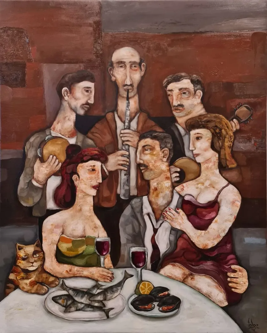 MURAT TOLGA — “İsimsiz”, 2020 "İsimsiz" eseri MURAT TOLGA tarafından 2020 yılında 150x120 cm ölçülerinde Tuval üzeri yağlı boya tekniği ile yapılmıştır.