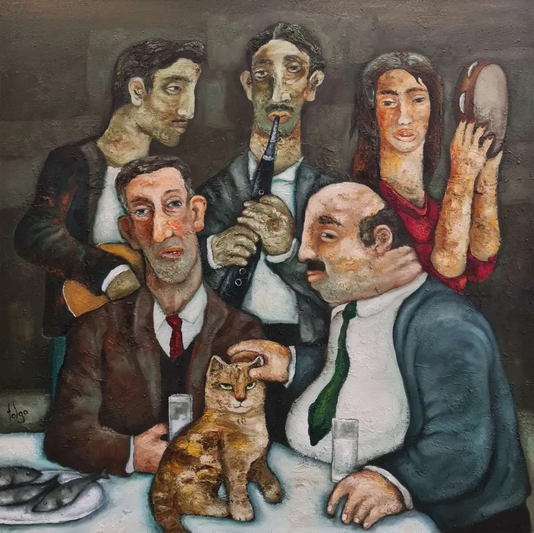 MURAT TOLGA — “İsimsiz”, 2020 "İsimsiz" eseri MURAT TOLGA tarafından 2020 yılında 100x100 cm ölçülerinde Tuval üzeri yağlı boya tekniği ile yapılmıştır.