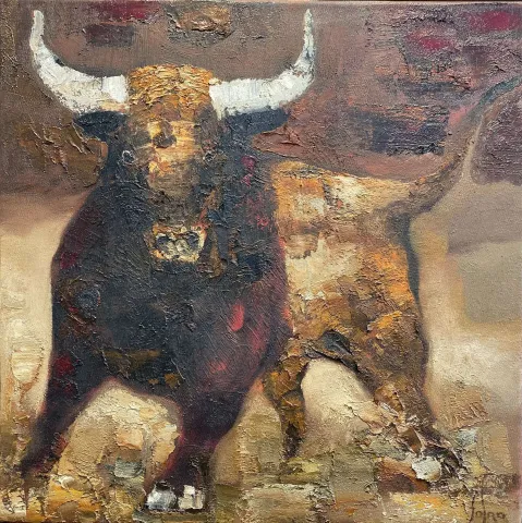 MURAT TOLGA — “Untitled”, 2020 "İsimsiz" eseri MURAT TOLGA tarafından 2020 yılında 50x50 cm ölçülerinde Tuval üzeri yağlı boya tekniği ile yapılmıştır.