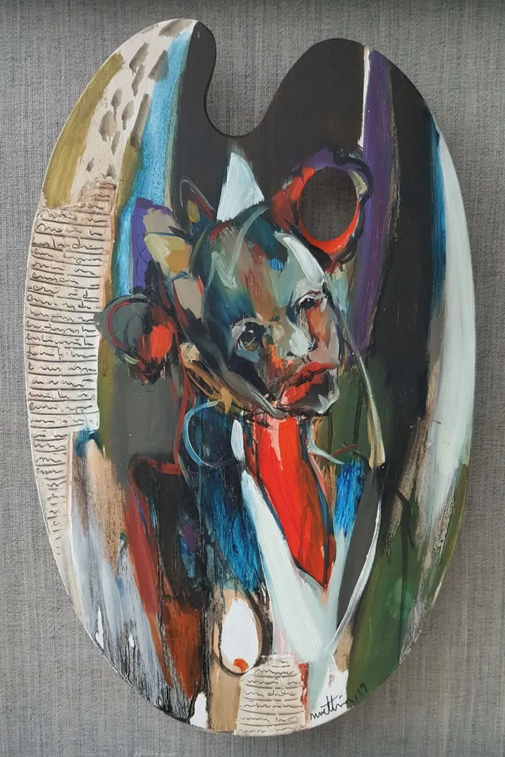 NURETTİN AKKAYA — 2019 Bu eser NURETTİN AKKAYA tarafından 2019 yılında 52x33 cm ölçülerinde Ahşap palet üzeri yağlı boya tekniği ile yapılmıştır.