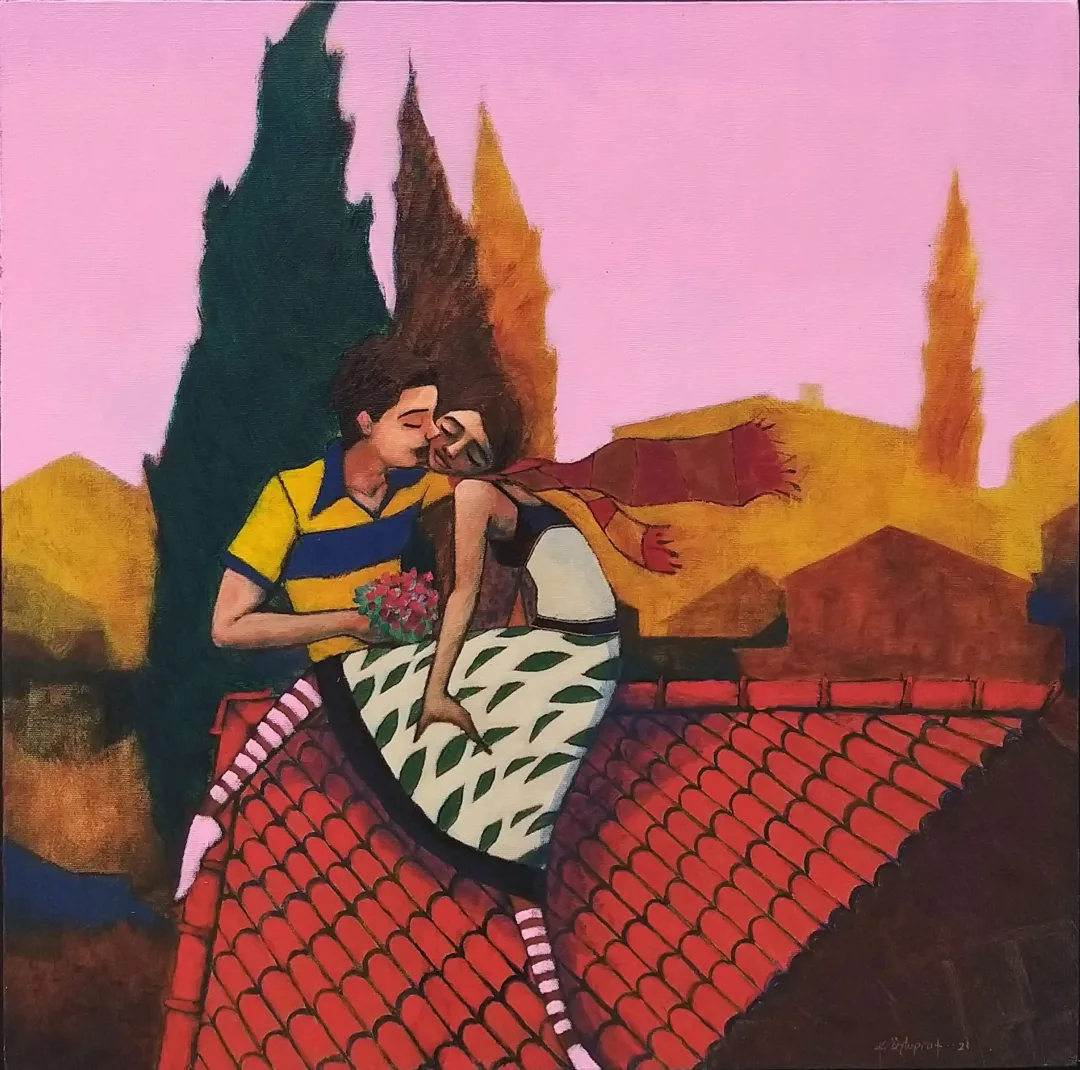 KADİR ÖZTOPRAK Bu eser KADİR ÖZTOPRAK tarafından 60x60 cm ölçülerinde Tuval üzeri yağlı boya tekniği ile yapılmıştır.