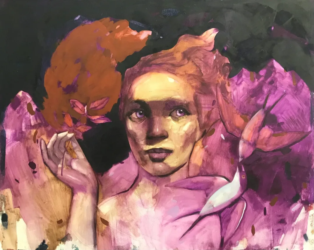 "Gaia" eseri SEMA ÖCAL tarafından 2021 yılında 73x92 cm ölçülerinde Tuval üzeri yağlı boya tekniği ile yapılmıştır.