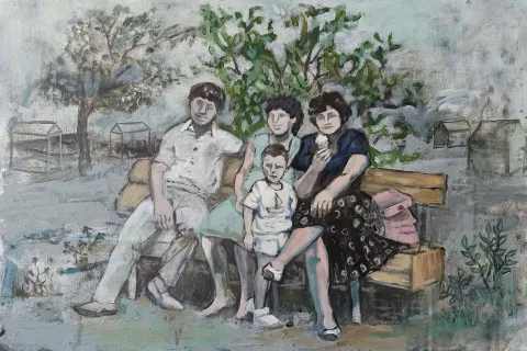 "Yarından sonra..." eseri ŞİRİN YILMAZ tarafından 2021 yılında 40x60 cm ölçülerinde Tuval üzeri akrilik boya tekniği ile yapılmıştır.