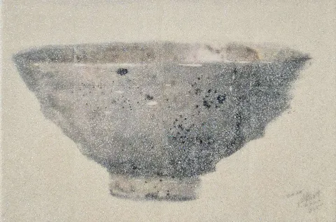 "Light-wan series" eseri TAE MO YANG tarafından 2020 yılında 91x61 cm ölçülerinde Tuval üzeri akrilik ve taş tekniği ile yapılmıştır.