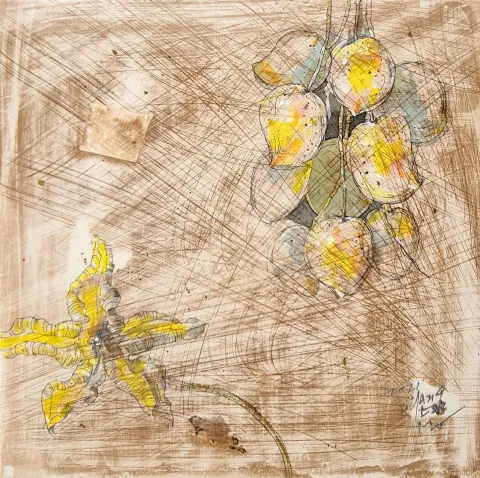 TAE MO YANG — “A secret garden series”, 2021 "A secret garden series" eseri TAE MO YANG tarafından 2021 yılında 35x35 cm ölçülerinde Karışık teknik tekniği ile yapılmıştır.