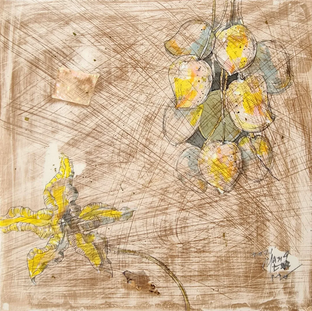 yakınlaştır "A secret garden series" eseri TAE MO YANG tarafından 2021 yılında 35x35 cm ölçülerinde Karışık teknik tekniği ile yapılmıştır.