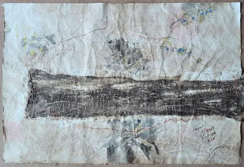TAE MO YANG — “To nature”, 2021 "To nature" eseri TAE MO YANG tarafından 2021 yılında 63x93 cm ölçülerinde Kore kağıdı üzeri karışık teknik tekniği ile yapılmıştır.