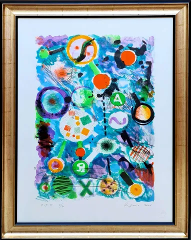 ÖZDEMİR ALTAN — 2001 Bu eser ÖZDEMİR ALTAN tarafından 2001 yılında 90x65 cm ölçülerinde Serigrafi CTD 3/4 tekniği ile yapılmıştır.