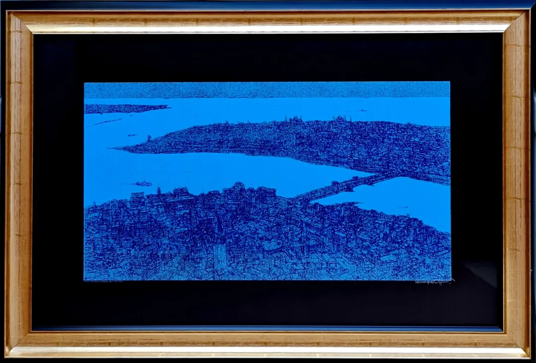 yakınlaştır "İstanbul, Galatadan" eseri DEVRİM ERBİL tarafından 2013 yılında 60x90 cm ölçülerinde Serigrafi 20/50 tekniği ile yapılmıştır.