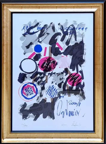 ÖZDEMİR ALTAN — 2000 Bu eser ÖZDEMİR ALTAN tarafından 2000 yılında 70x50 cm ölçülerinde Serigrafi 50/100 tekniği ile yapılmıştır.