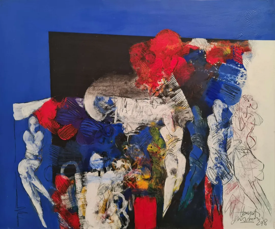 HAYATİ MİSMAN — 2018 Bu eser HAYATİ MİSMAN tarafından 2018 yılında 75x95 cm ölçülerinde Tuval üzeri yağlı boya tekniği ile yapılmıştır.