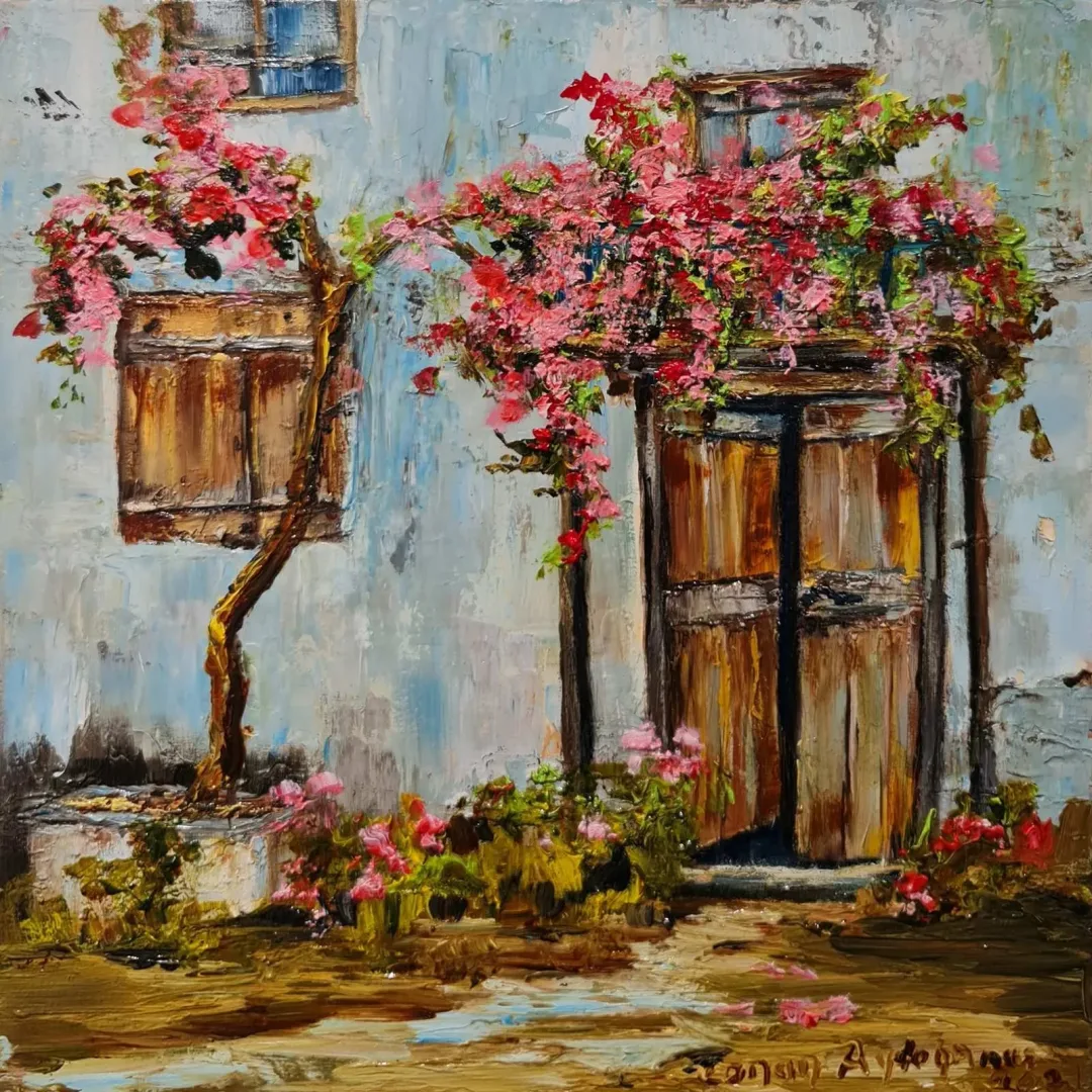 CANAN AYDOĞMUŞ — 2021 Bu eser CANAN AYDOĞMUŞ tarafından 2021 yılında 25x25 cm ölçülerinde Tuval üzeri yağlı boya tekniği ile yapılmıştır.