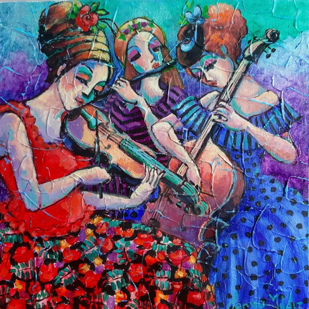 DERYA YILDIZ — 2021 Bu eser DERYA YILDIZ tarafından 2021 yılında 25x25 cm ölçülerinde Tuval üzeri yağlı boya tekniği ile yapılmıştır.