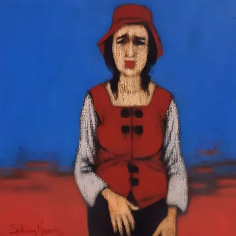Bu eser ORHAN UMUT tarafından 2021 yılında 25x25 cm ölçülerinde Tuval üzeri akrilik boya tekniği ile yapılmıştır.
