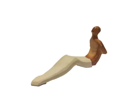FATİH KOYUNCU — “Fevk”, 2021 "Fevk" eseri FATİH KOYUNCU tarafından 2021 yılında 12x22x7 cm ölçülerinde Seramik, 1050° C tekniği ile yapılmıştır.