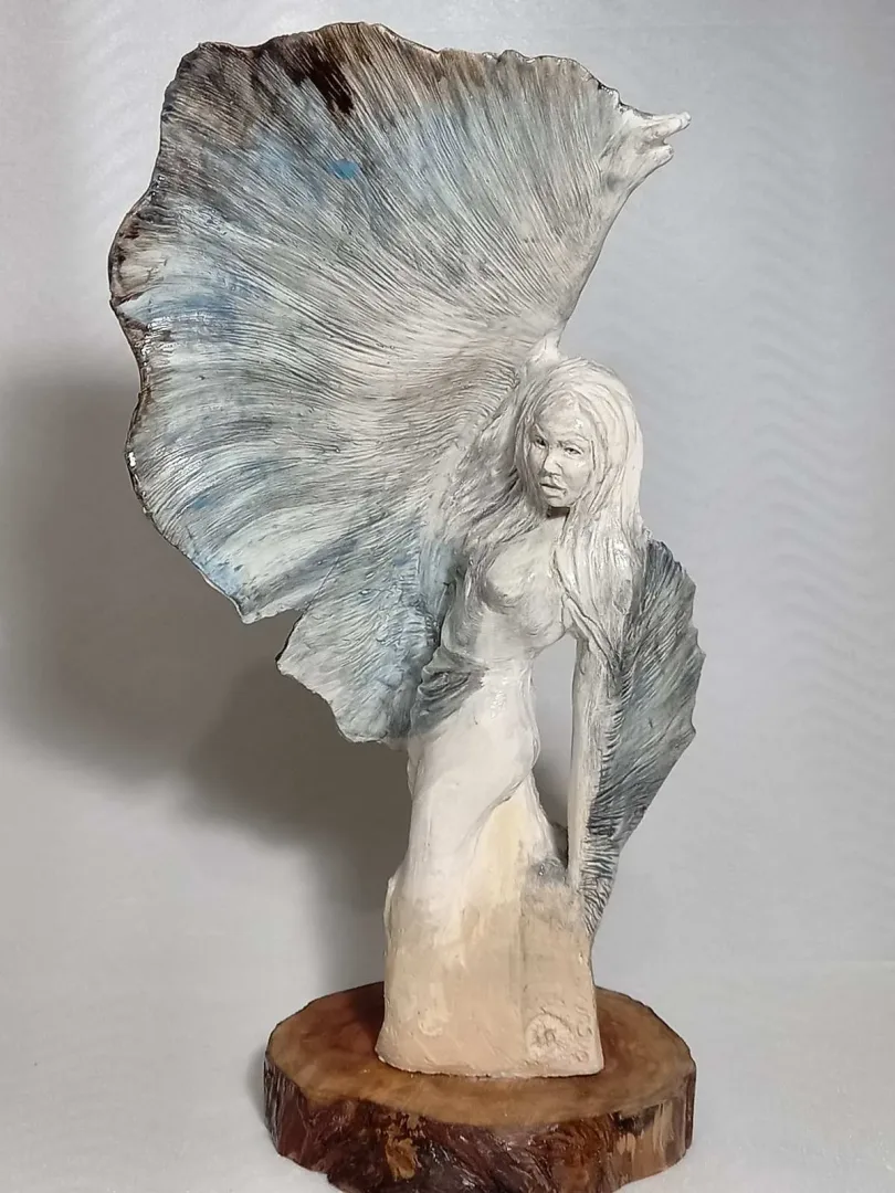 yakınlaştır "Nefes" eseri ORÇUN İLTER tarafından 2021 yılında 37x15 cm ölçülerinde Seramik, elle şekillendirme, 1100° C tekniği ile yapılmıştır.