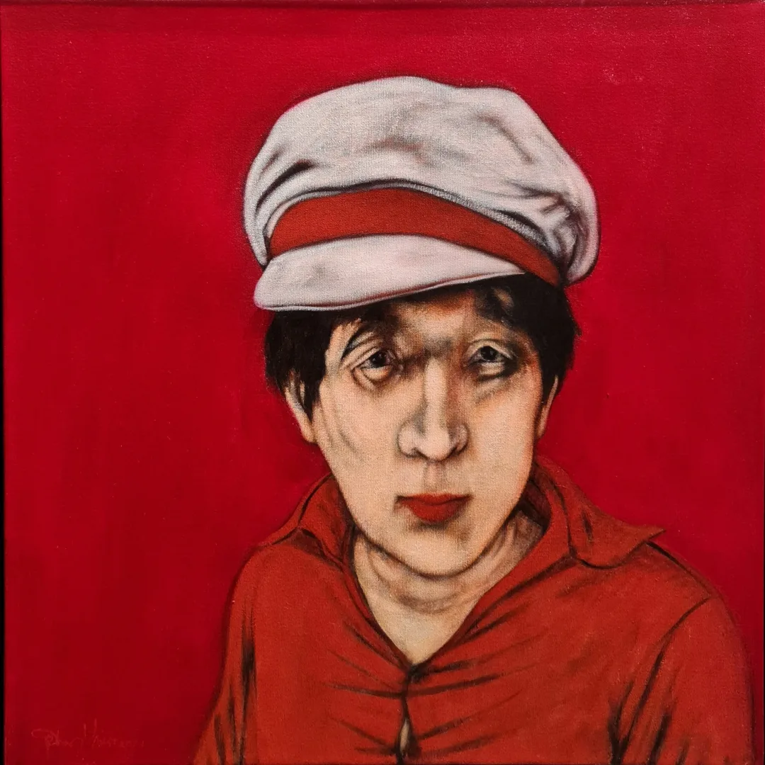 "Hemhal" eseri ORHAN UMUT tarafından 2021 yılında 60x60 cm ölçülerinde Tuval üzeri akrilik boya tekniği ile yapılmıştır.