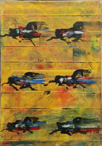 FEVZİ KARAKOÇ — “Ekim Dönencesi”, 2017 "Ekim Dönencesi" eseri FEVZİ KARAKOÇ tarafından 2017 yılında 100x70 cm ölçülerinde Tuval üzeri yağlı boya tekniği ile yapılmıştır.