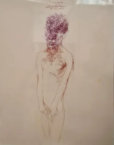 ERGİN İNAN Bu eser ERGİN İNAN tarafından 30x24 cm ölçülerinde Kağıt üzeri karışık teknik tekniği ile yapılmıştır.