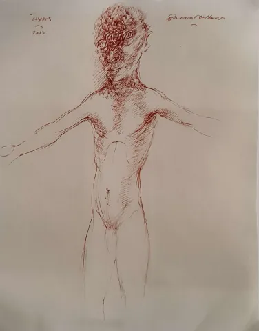 ERGİN İNAN Bu eser ERGİN İNAN tarafından 30x24 cm ölçülerinde Kağıt üzeri karışık teknik tekniği ile yapılmıştır.