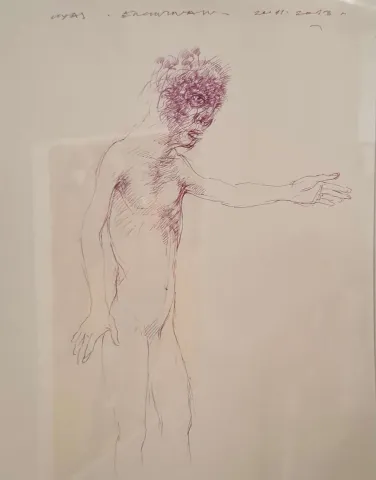 ERGİN İNAN Bu eser ERGİN İNAN tarafından 30x24 cm ölçülerinde Kağıt üzeri karışık teknik tekniği ile yapılmıştır.