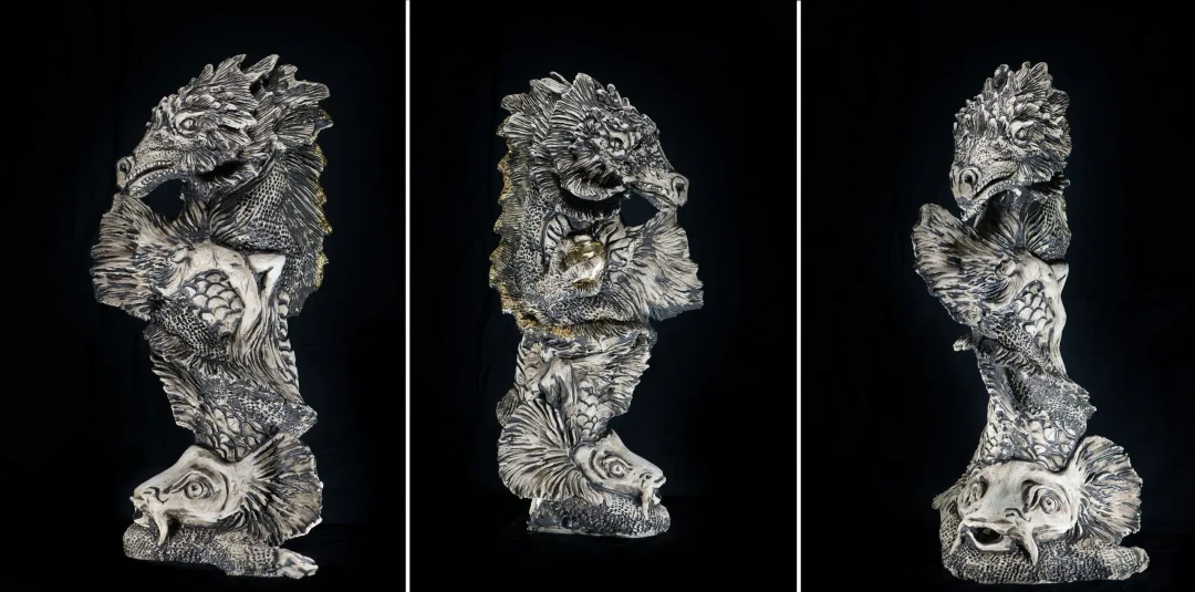 yakınlaştır "Azim" eseri ORÇUN İLTER tarafından 2022 yılında 25x25x60 cm ölçülerinde Elle serbest Şekillendirme, 1100°C tekniği ile yapılmıştır.