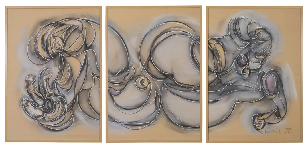 ALİ HERİSCHİ — “İsimsiz”, 2021 "İsimsiz" eseri ALİ HERİSCHİ tarafından 2021 yılında 120x220 cm ölçülerinde Alçıpan üzeri karışık teknik tekniği ile yapılmıştır.