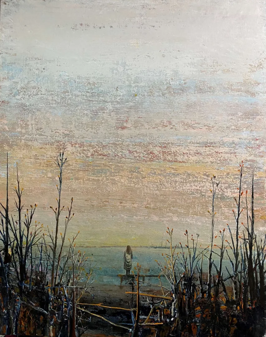 LÜTFÜ KAPLANOĞLU — “Nevbahar”, 2022 "Nevbahar" eseri LÜTFÜ KAPLANOĞLU tarafından 2022 yılında 150x120 cm ölçülerinde Tuval üzeri akrilik boya tekniği ile yapılmıştır.